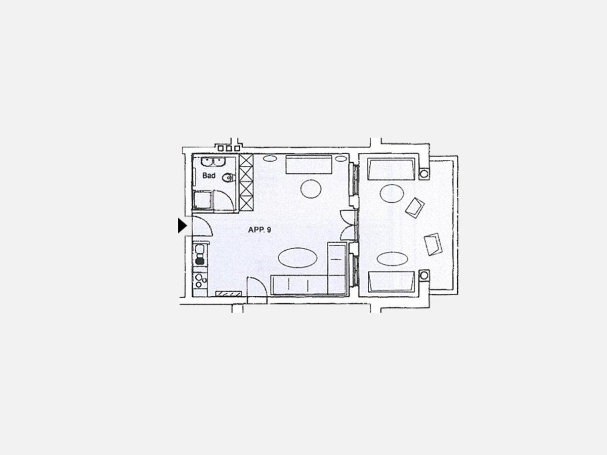 Kaiservillen Heringsdorf - 1-Raum-Appartement Mit Balkon Ik9 Zewnętrze zdjęcie